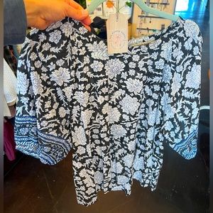 Floral Blouse From Anthropologie